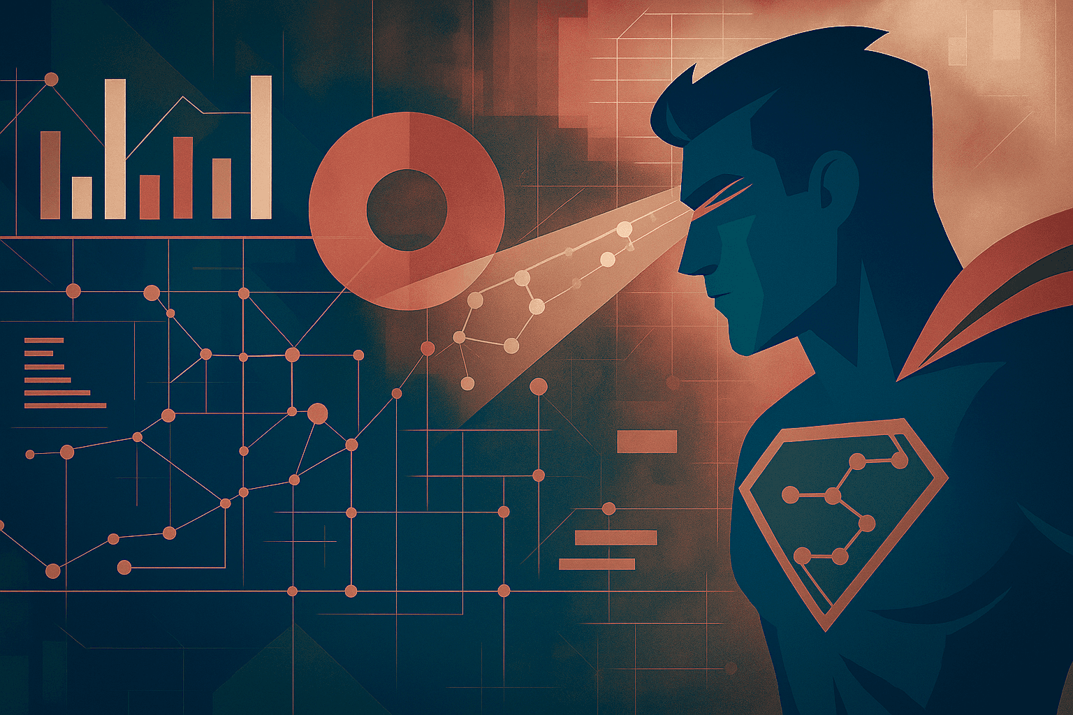 Business team having a breakthrough moment while reviewing process map