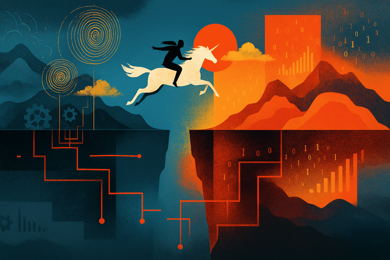 AI bridging the gap in process mining